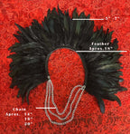 Feather chain collar